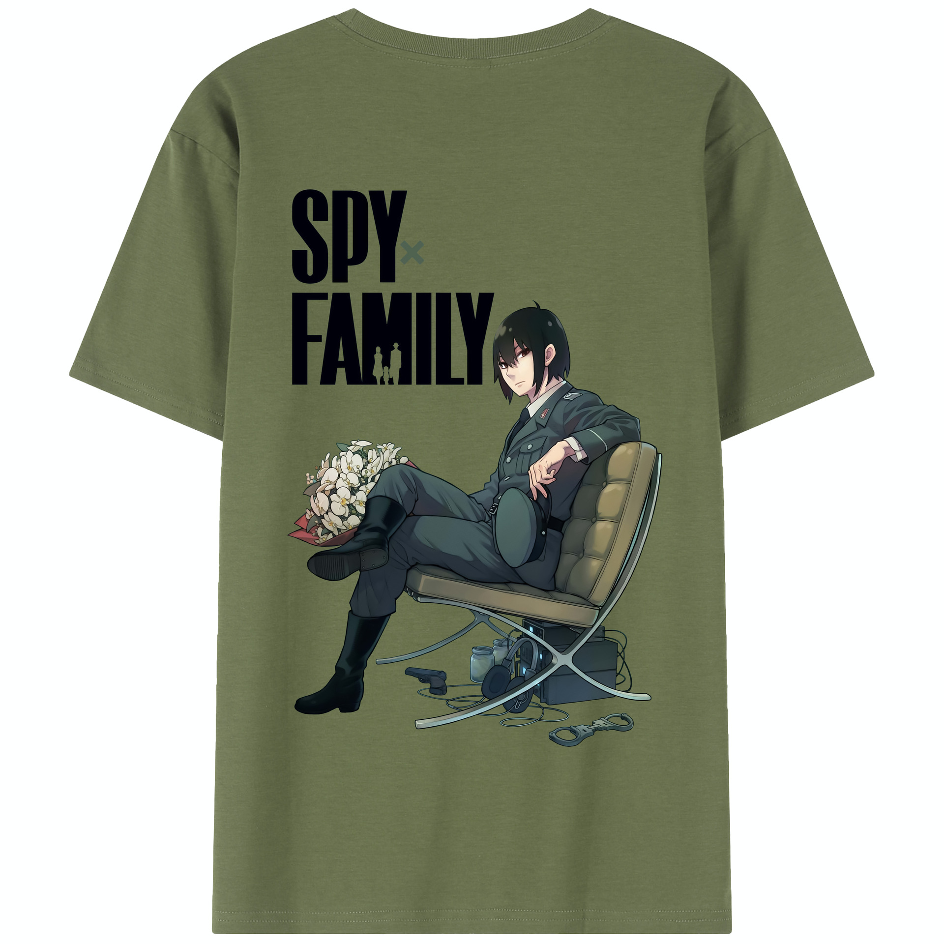 （画像用） SPY×FAMILY间谍家家酒 綿100％半袖Tシャツ（背面プリント）